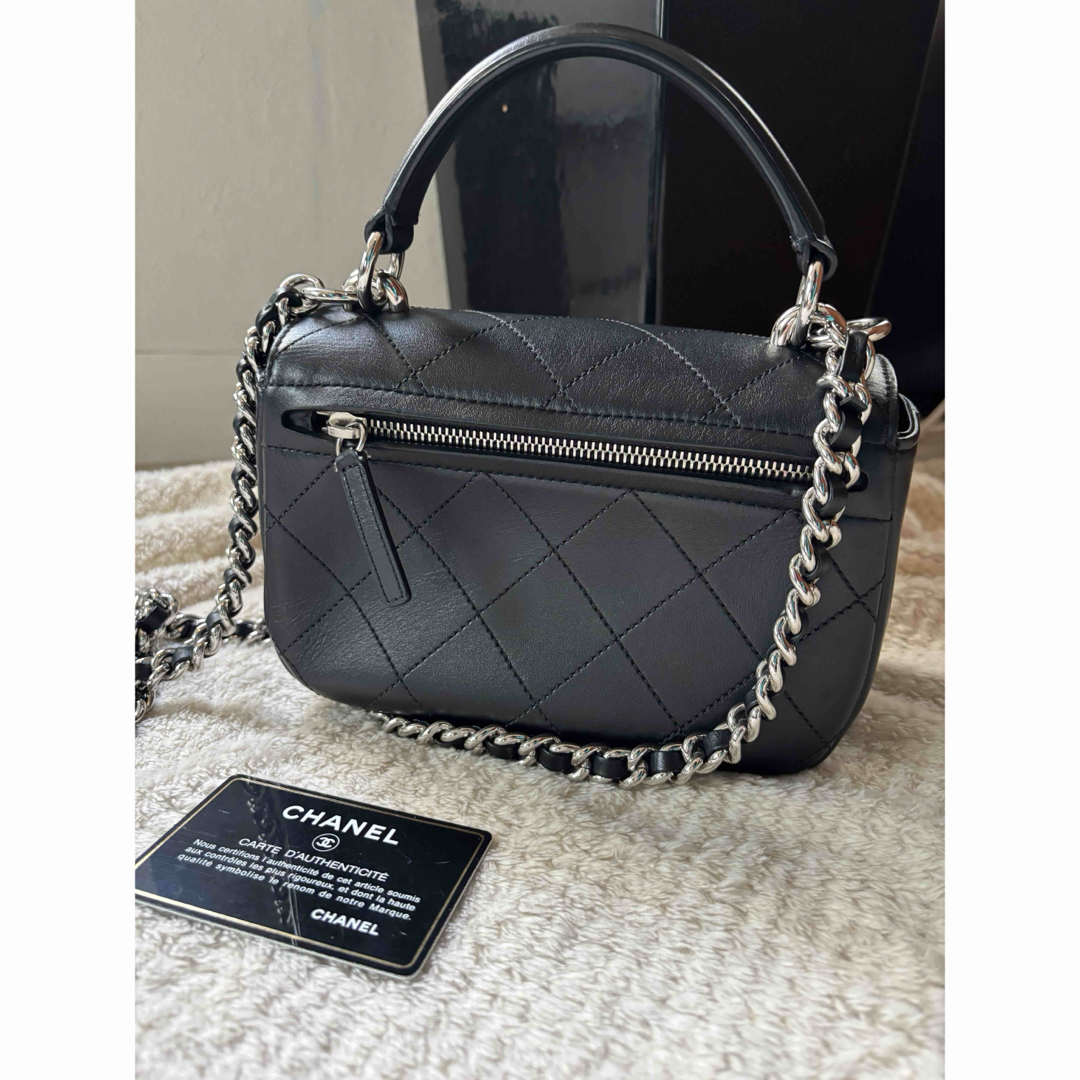 CHANEL(シャネル)のCHANEL  トップハンドル　リング　チェーンバッグ レディースのバッグ(ハンドバッグ)の商品写真