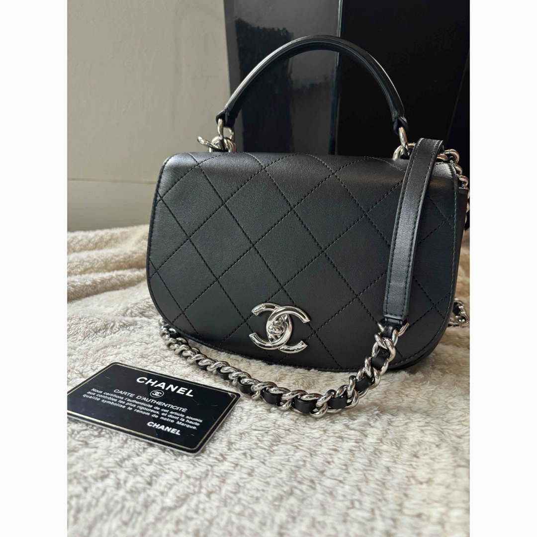 CHANEL(シャネル)のCHANEL  トップハンドル　リング　チェーンバッグ レディースのバッグ(ハンドバッグ)の商品写真