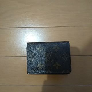 ルイヴィトン(LOUIS VUITTON)の【美品】ルイヴィトン 名刺入れ モノグラム(名刺入れ/定期入れ)