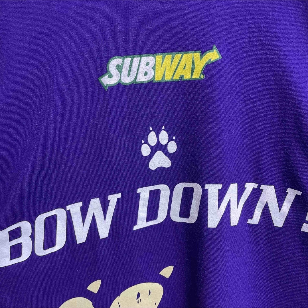 GILDAN(ギルタン)の美品　ギルダン　SUBWAY サブウェイプリント　Tシャツ　　メンズXLサイズ メンズのトップス(Tシャツ/カットソー(半袖/袖なし))の商品写真