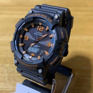 カシオ(CASIO)の【新品】カシオ CASIO メンズ 腕時計 AQ-S810W-8A ブラック(腕時計(アナログ))