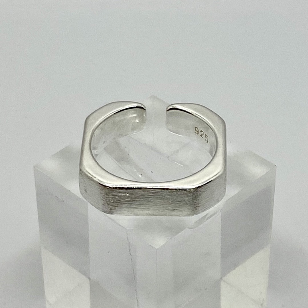 【匿名配送】 シンプル ナット シルバー リング 指輪 S925  メンズのアクセサリー(リング(指輪))の商品写真