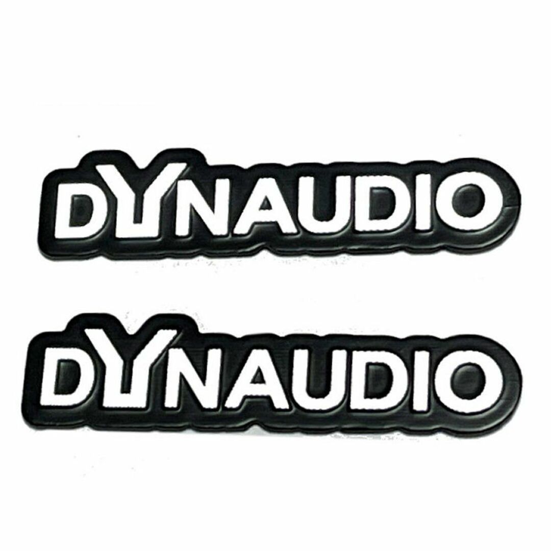 DYNAUDIO ダイナオーディオ スピーカーグリルエンブレム (2個セット) 自動車/バイクの自動車(車内アクセサリ)の商品写真