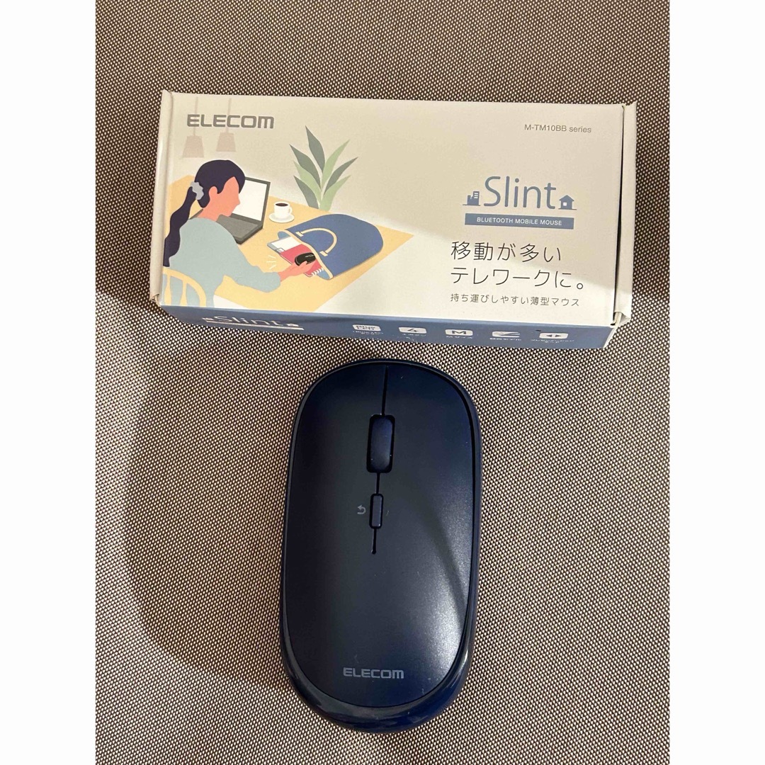 ELECOM(エレコム)のエレコム ワイヤレスマウス Bluetooth Slint M-TM10BBBU スマホ/家電/カメラのPC/タブレット(PC周辺機器)の商品写真