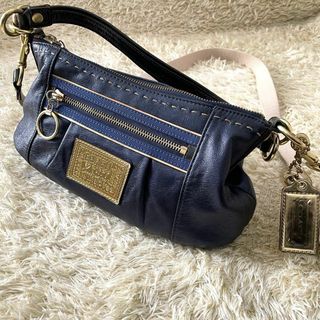 コーチ(COACH)のCOACH コーチ ポピー 2way ショルダーバッグ 紺 15335(ショルダーバッグ)