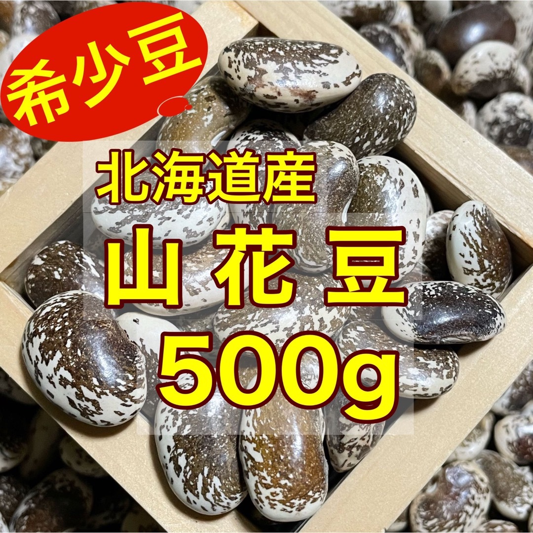 味を付けなくても美味しい北海道産 山花豆500g 食品/飲料/酒の食品(野菜)の商品写真