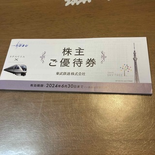 東武鉄道　株主優待　冊子(遊園地/テーマパーク)