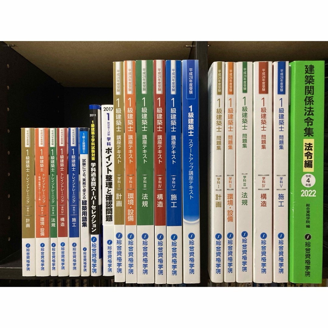 平成24年度 騒がしかっ 総合資格二級建築士テキスト等セット 平成24年度 騒がしかっ 総合資格二級建築士テキスト等セット