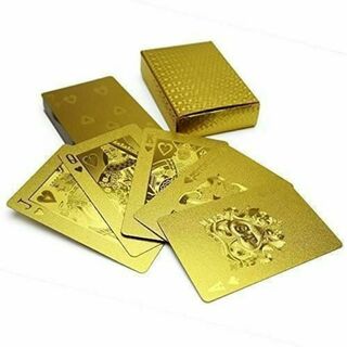 ゴールド トランプ PLAYING CARDS 金のトランプ 耐水性(トランプ/UNO)