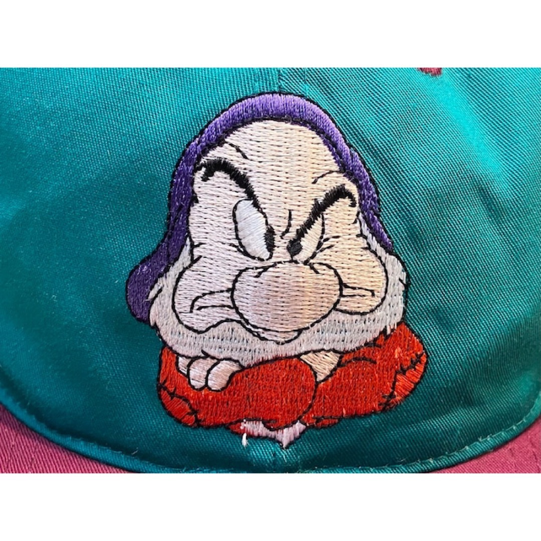Disney(ディズニー)のデッドストック 90s ディズニー 白雪姫 7人の小人 GRAMPY キャップ メンズの帽子(キャップ)の商品写真