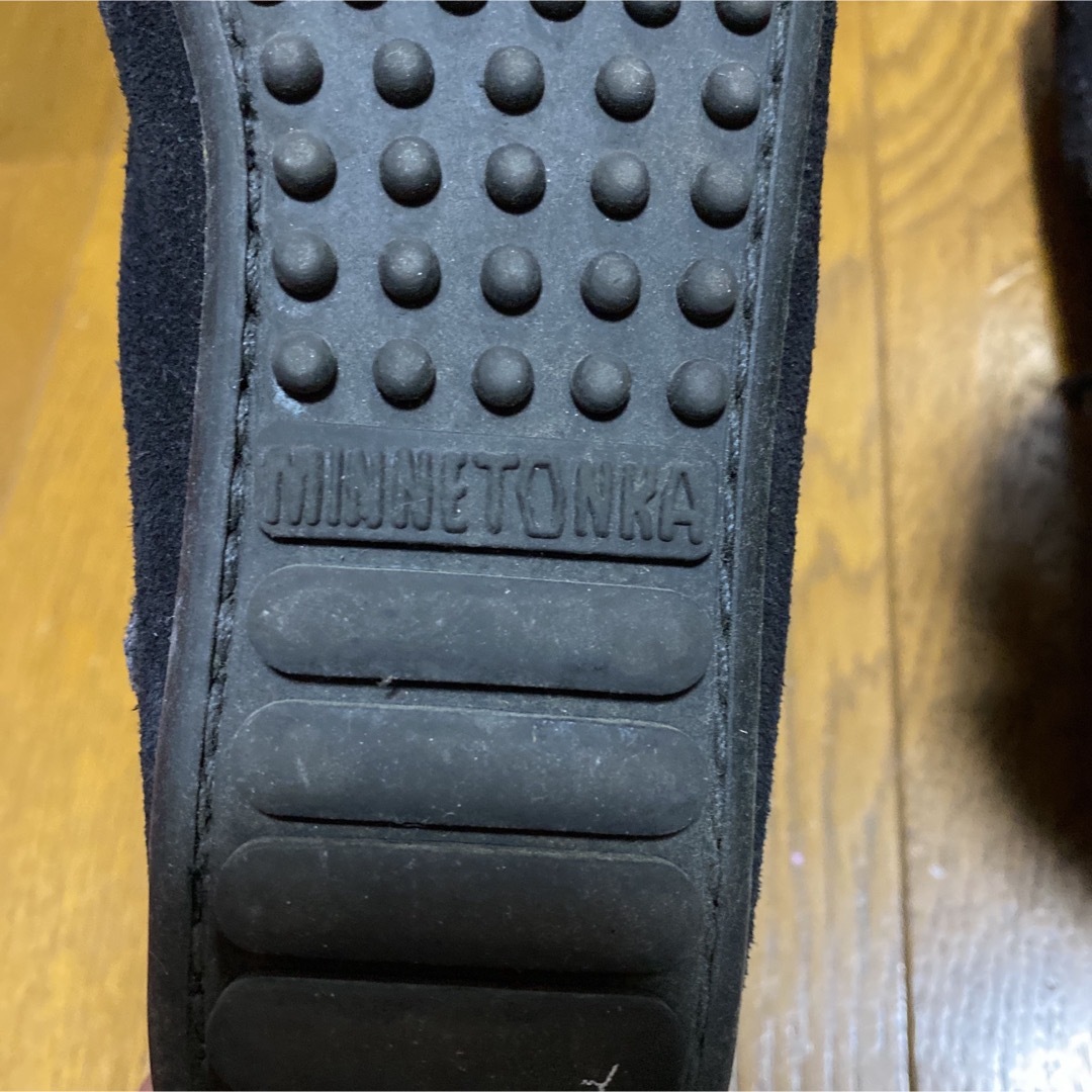 Minnetonka(ミネトンカ)のMINNETONKA ミネトンカ ショートブーツ 黒 ブーツ フリンジ レディースの靴/シューズ(ブーツ)の商品写真