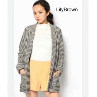 リリーブラウン(Lily Brown)のLily Brown   リリーブラウン   ボーダージャケット(テーラードジャケット)