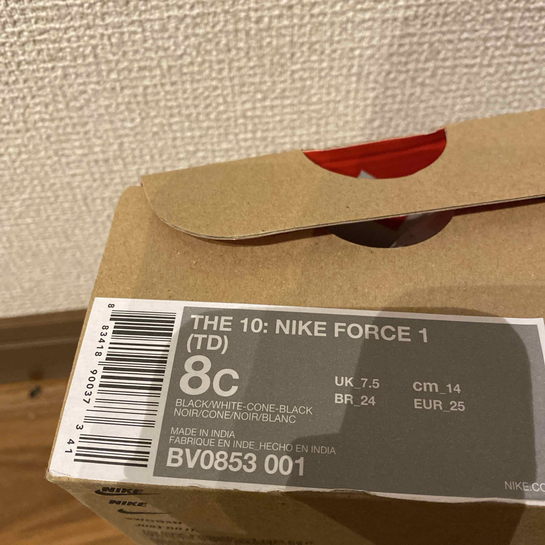 NIKE(ナイキ)のthe 10:NIKE FORCE1 (TD) キッズ/ベビー/マタニティのベビー靴/シューズ(~14cm)(スニーカー)の商品写真