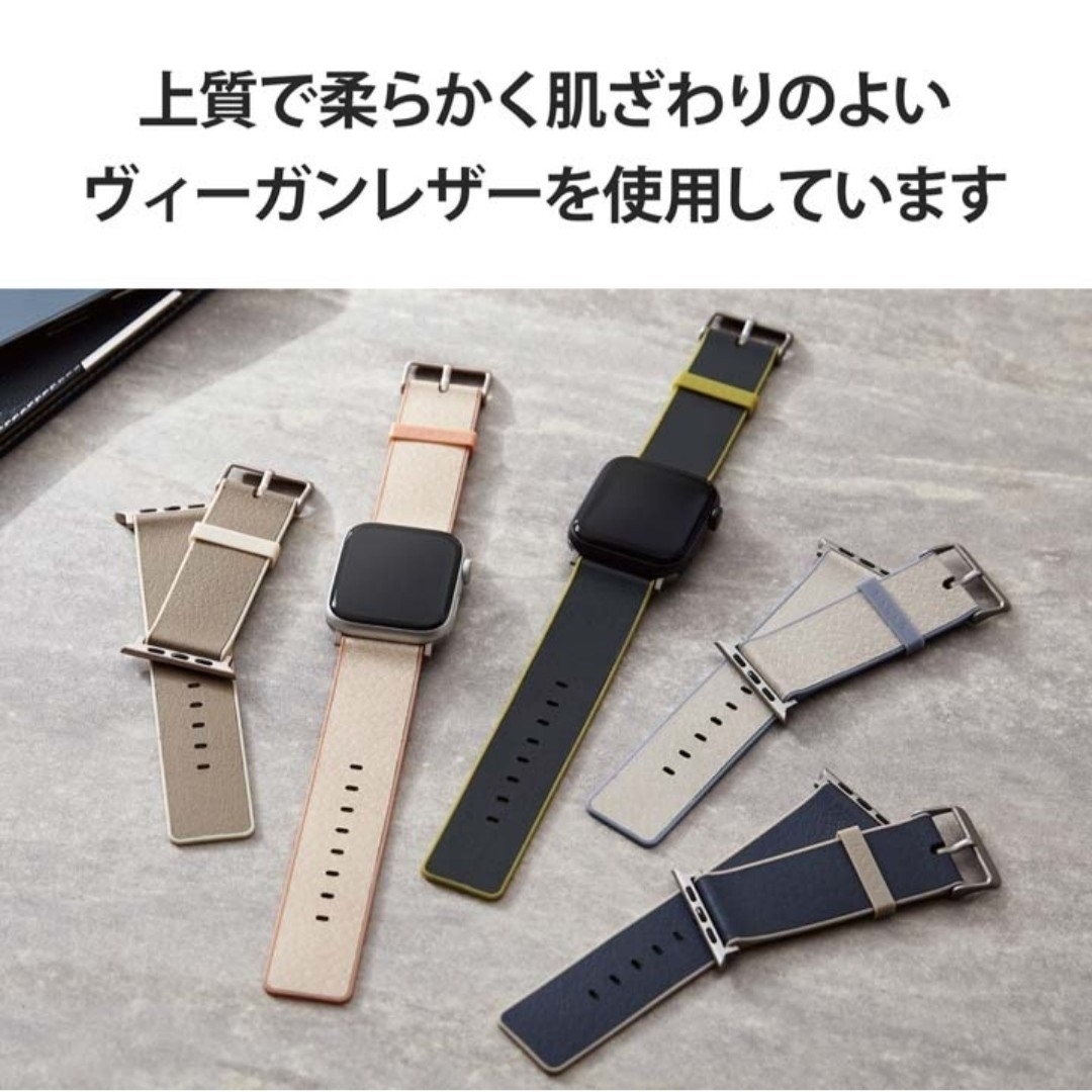 Apple Watch(アップルウォッチ)のApple Watch アップル ウォッチ バンド 49 45 44 42 2 メンズの時計(レザーベルト)の商品写真