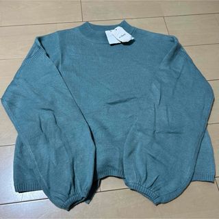 ダブルクローゼット(w closet)の最終値下げ！新品タグ付き　wcloset  ダブルクローゼット　背中開きニット(ニット/セーター)