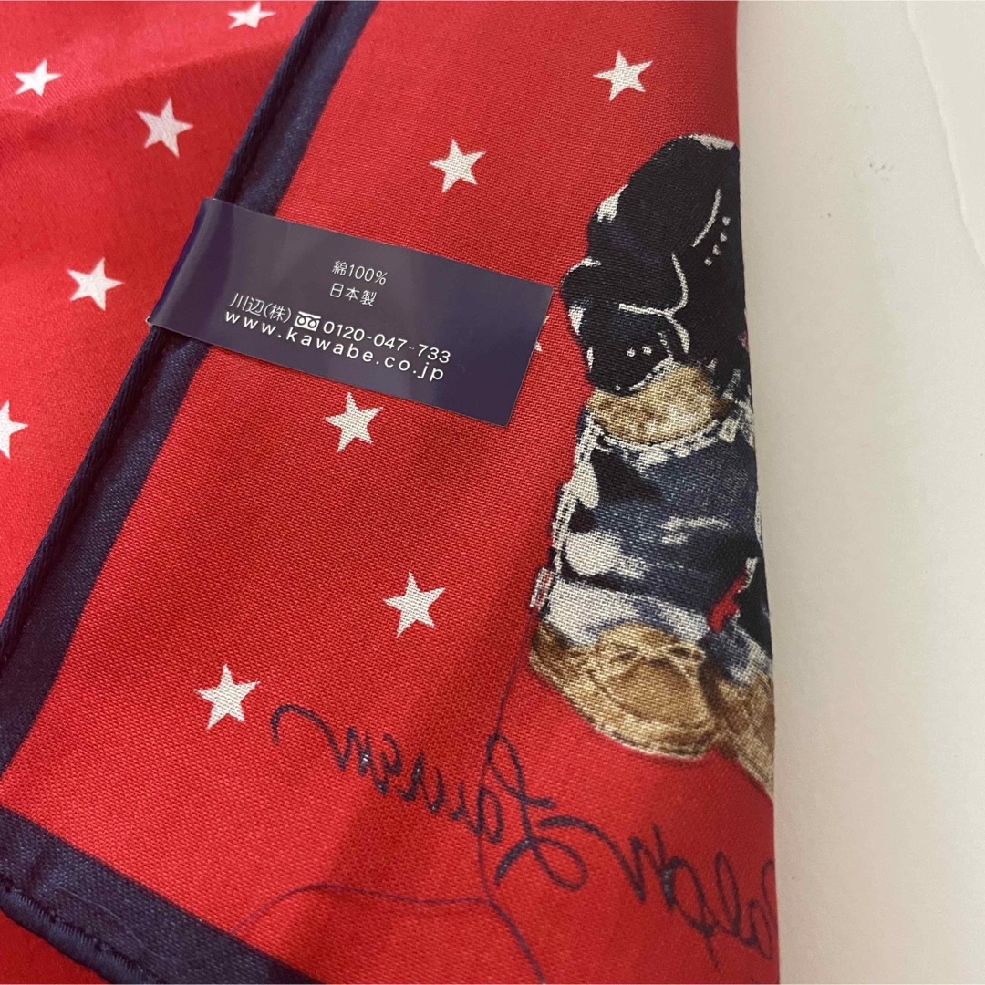 POLO RALPH LAUREN(ポロラルフローレン)のポロベア polo bear バンダナ ハンカチ 新品未 レディースのファッション小物(ハンカチ)の商品写真