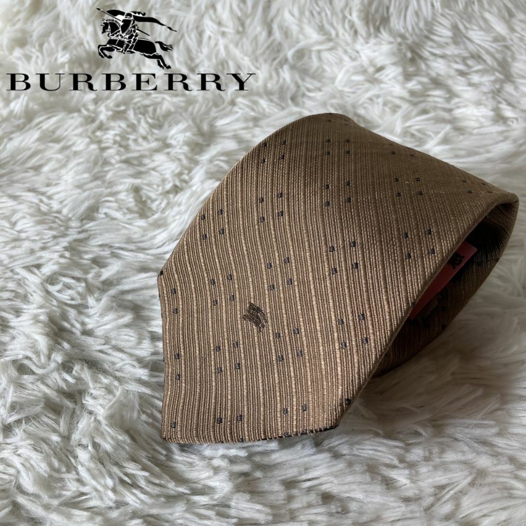 BURBERRY(バーバリー)のBURBERRY バーバリー シルク ネクタイ ホースマーク ブラウン系 メンズのファッション小物(ネクタイ)の商品写真