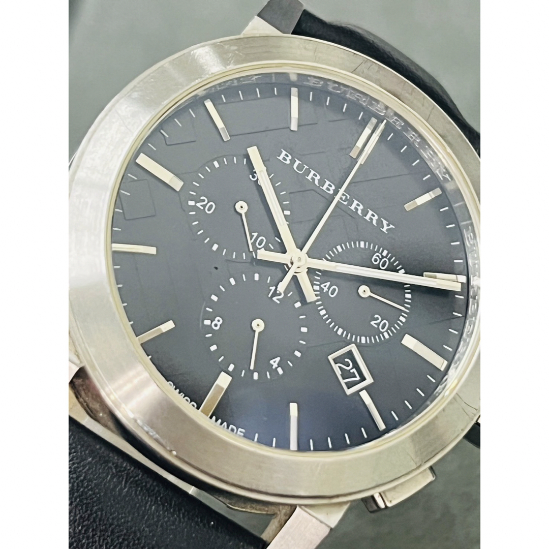 【電池交換済】BURBERRY バーバリー クロノグラフ 腕時計 BU9356