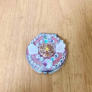 【即購入OK】　ハンドメイド　コンパクトミラー(その他)