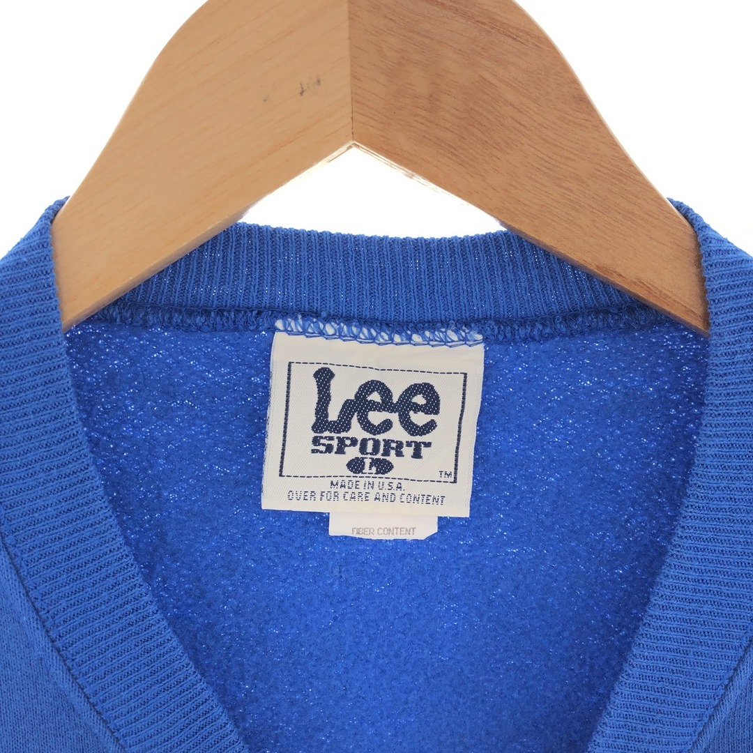 Lee(リー)の古着 90年代 リー Lee SPORT NHL NEW YORK RANGERS ニューヨークレンジャース 長袖 スウェットシャツ トレーナー USA製 メンズL ヴィンテージ /eaa390284 メンズのトップス(スウェット)の商品写真