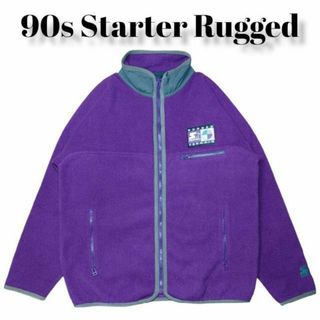 90s Starter Rugged フリースジャケット 古着 スターター(その他)