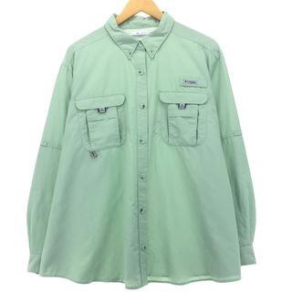 コロンビア(Columbia)の古着 コロンビア Columbia PFG ボタンダウン 長袖 フィッシングシャツ メンズXXL /eaa423705(シャツ)