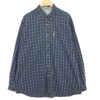 コロンビア(Columbia)の古着 90年代 コロンビア Columbia 長袖 ボタンダウン フランネルチェックシャツ メンズXXL ヴィンテージ /eaa422311(シャツ)