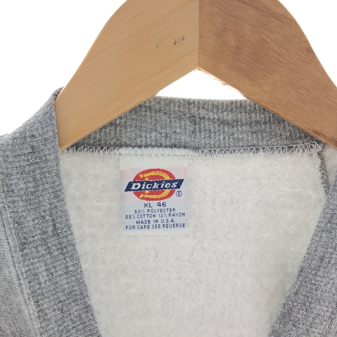 Dickies(ディッキーズ)の古着 90年代 ディッキーズ Dickies 長袖 無地 ブランクスウェットシャツ トレーナー USA製 メンズXL ヴィンテージ /eaa390194 メンズのトップス(スウェット)の商品写真