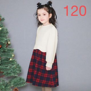 ブランシェス(Branshes)のNO.3251 ブランシェス ワンピース スカート 長袖 120(ワンピース)