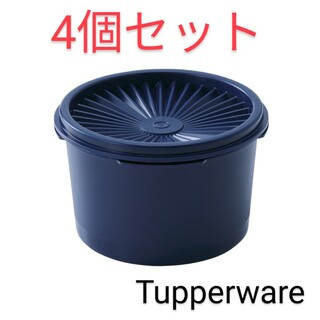 タッパーウェア(TupperwareBrands)のTupperwareミニデコレーター４個セット（ノクターナルシーブルー）(容器)