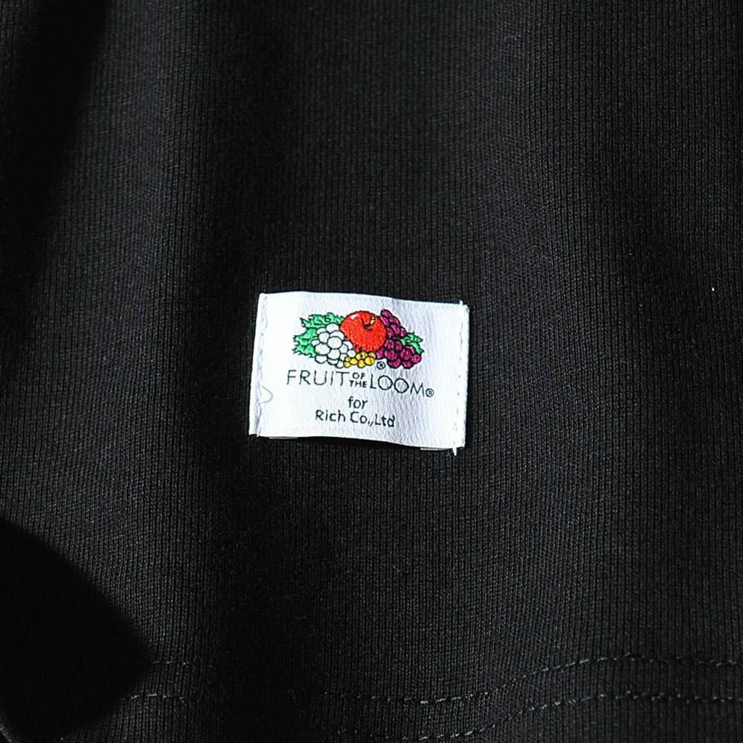 FRUIT OF THE LOOM(フルーツオブザルーム)のFruit Of The Loom 8.5oz厚手 ロンTシャツ ブラックL メンズのトップス(Tシャツ/カットソー(七分/長袖))の商品写真