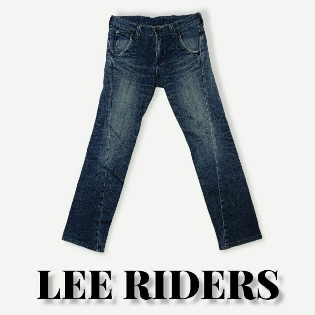 Lee(リー)のLEE RIDERSスタッズ立体裁断スキニーデニムパンツリー ジーパン ジーンズ メンズのパンツ(デニム/ジーンズ)の商品写真