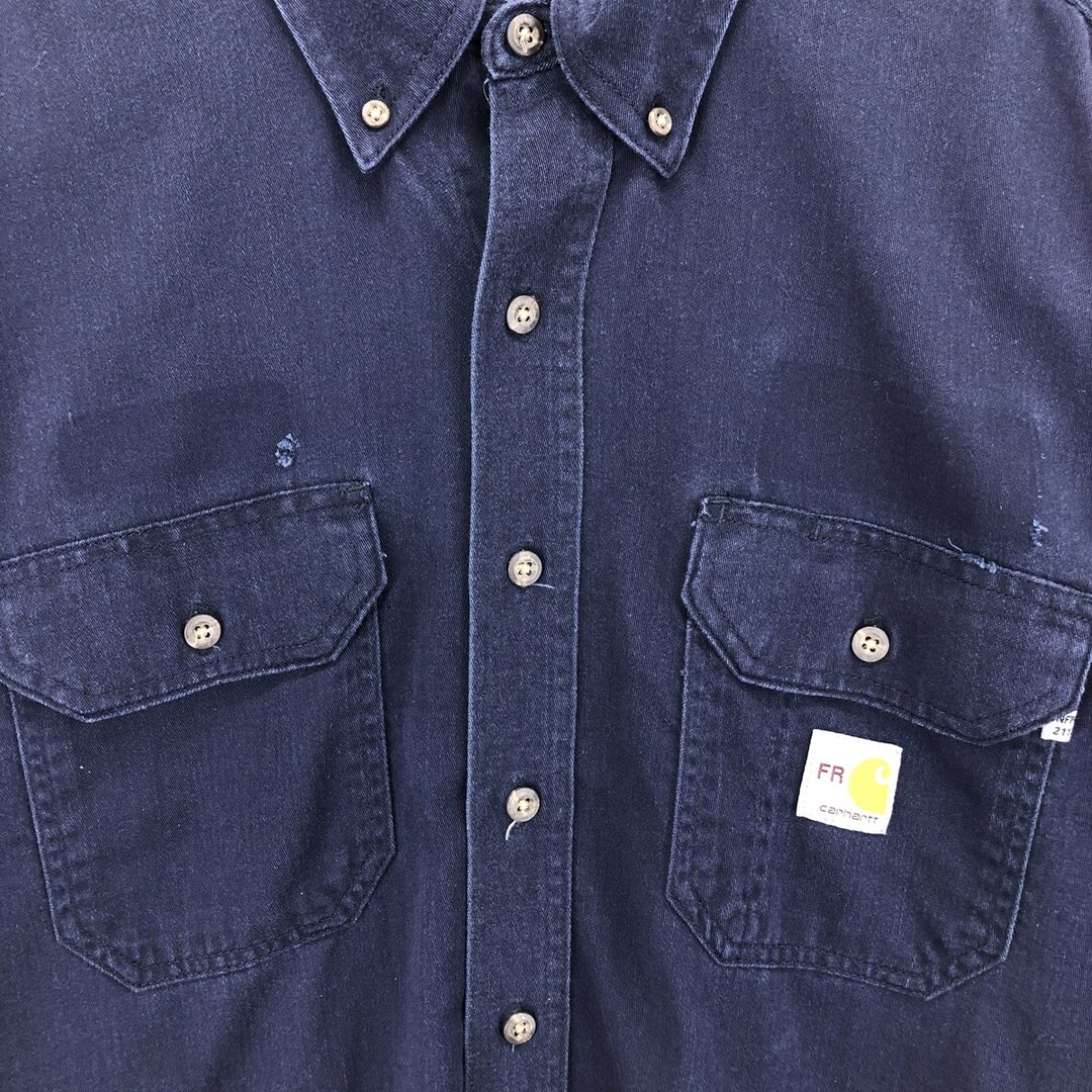 carhartt(カーハート)の古着 カーハート Carhartt FRシリーズ 長袖 ボタンダウン ワークシャツ メンズXL /eaa424218 メンズのトップス(シャツ)の商品写真