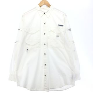 コロンビア(Columbia)の古着 コロンビア Columbia PFG ボタンダウン 長袖 フィッシングシャツ メンズM /eaa422688(シャツ)