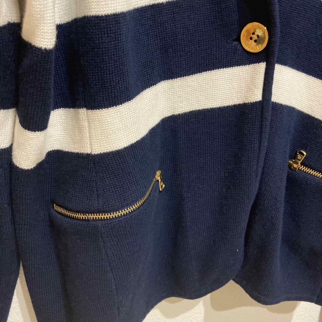 Ralph Lauren(ラルフローレン)の美品★ローレンラルフローレン カーディガン ニットジャケット XL レディースのジャケット/アウター(ニットコート)の商品写真