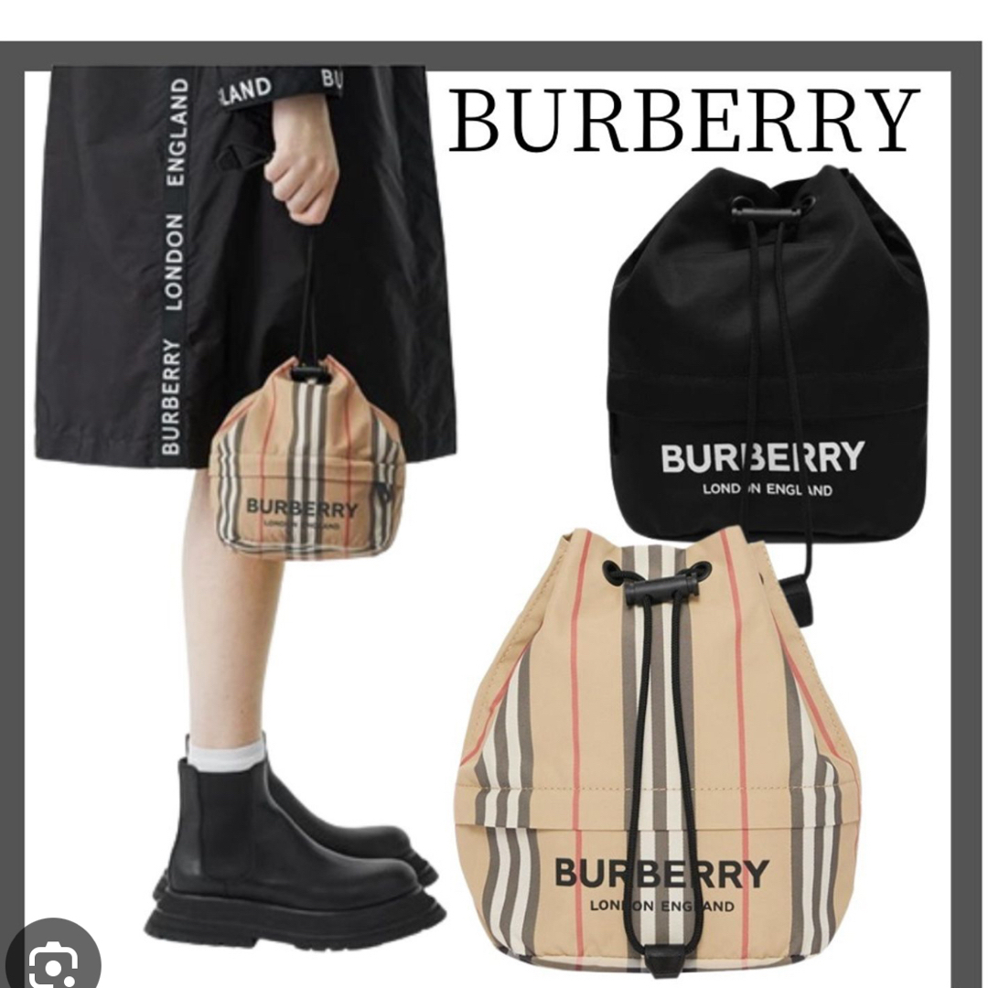 BURBERRY(バーバリー)のバーバリー　ドローコードポーチ レディースのバッグ(ハンドバッグ)の商品写真