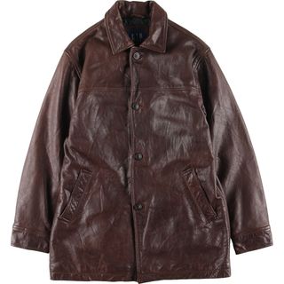 ギャップ(GAP)の古着 90年代 ギャップ GAP オールドギャップ レザーカーコート メンズXS ヴィンテージ /evb004616(レザージャケット)