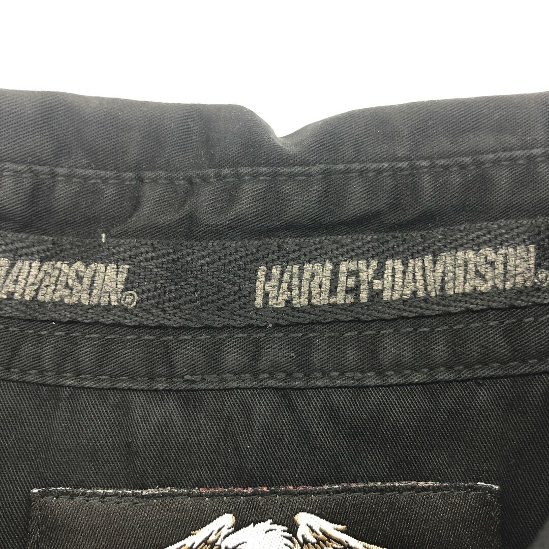 Harley Davidson(ハーレーダビッドソン)の古着 00年代 ハーレーダビッドソン Harley-Davidson 長袖 ボタンダウン ワークシャツ メンズL /eaa424231 メンズのトップス(シャツ)の商品写真