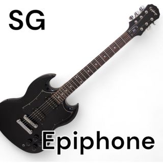 エピフォン(Epiphone)の【美品】Epiphone　エピフォン　SG　エレキギター 出音確認済　送料無料(エレキギター)