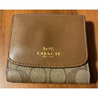 COACH - 【新品】コーチ 財布 二つ折り財布(小銭入れなし) COACH