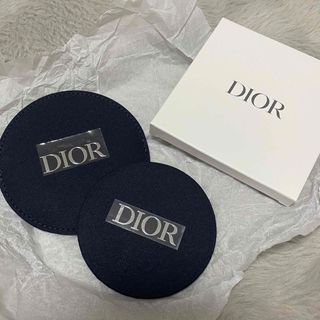 ディオール(Dior)のDior コスメノベルティ ミラー カバー付き ダークネイビー(ミラー)