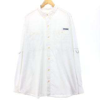 コロンビア(Columbia)の古着 コロンビア Columbia PFG ボタンダウン 長袖 フィッシングシャツ メンズXL /eaa423700(シャツ)