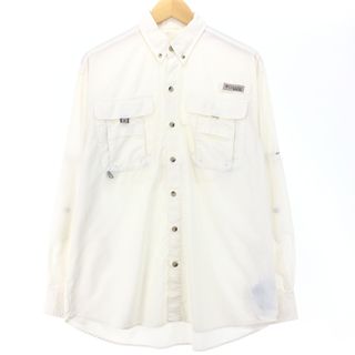 コロンビア(Columbia)の古着 コロンビア Columbia PFG ボタンダウン 長袖 フィッシングシャツ メンズL /eaa422699(シャツ)