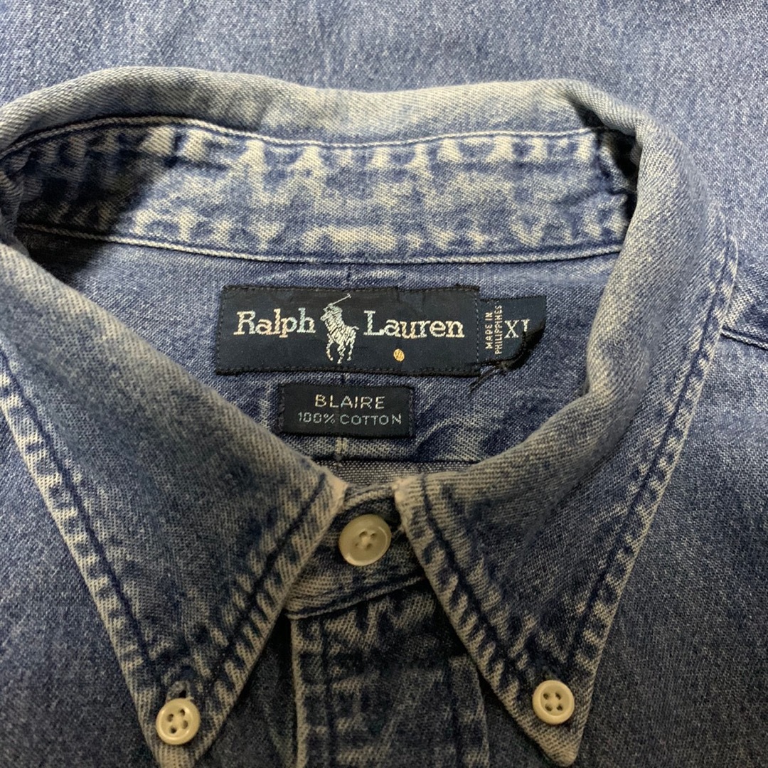 Ralph Lauren(ラルフローレン)のRalph Lauren デニムシャツ BLAIRE XL メンズのトップス(シャツ)の商品写真
