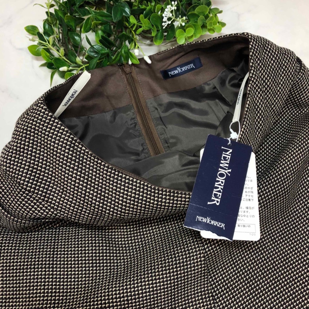 NEWYORKER - 【未使用】ニューヨーカーノーカラースーツ11号L NEWYORKER - 【未使用】ニューヨーカーノーカラースーツ11号L