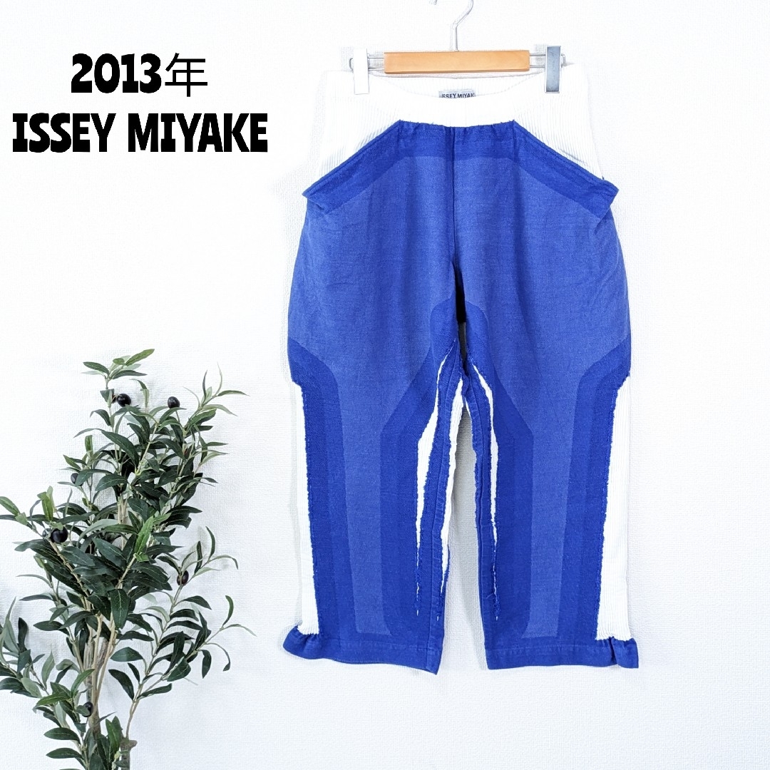 ISSEY MIYAKE(イッセイミヤケ)の★2013年 イッセイミヤケ★プリーツ ドッキングパンツ コレクションライン レディースのパンツ(その他)の商品写真