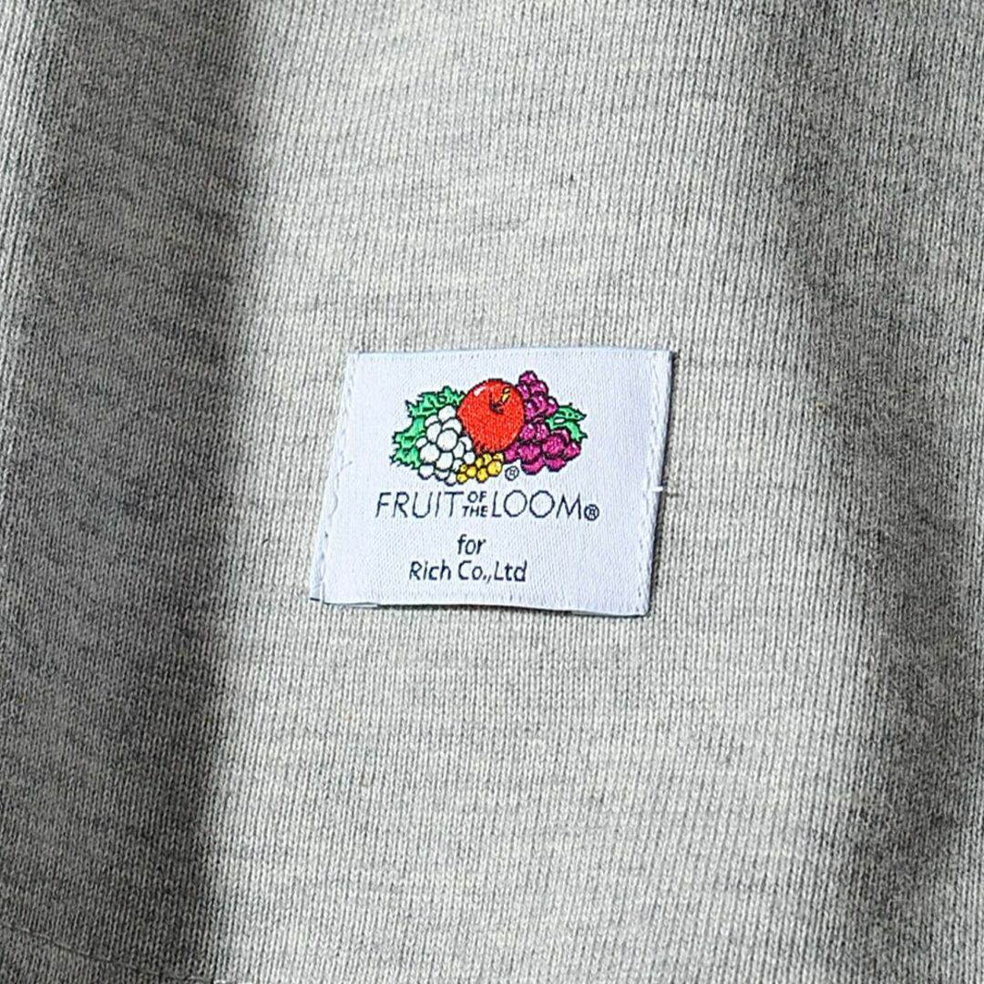 FRUIT OF THE LOOM(フルーツオブザルーム)のFruit Of The Loom 8.5oz厚手 ロンTシャツ グレーM メンズのトップス(Tシャツ/カットソー(七分/長袖))の商品写真