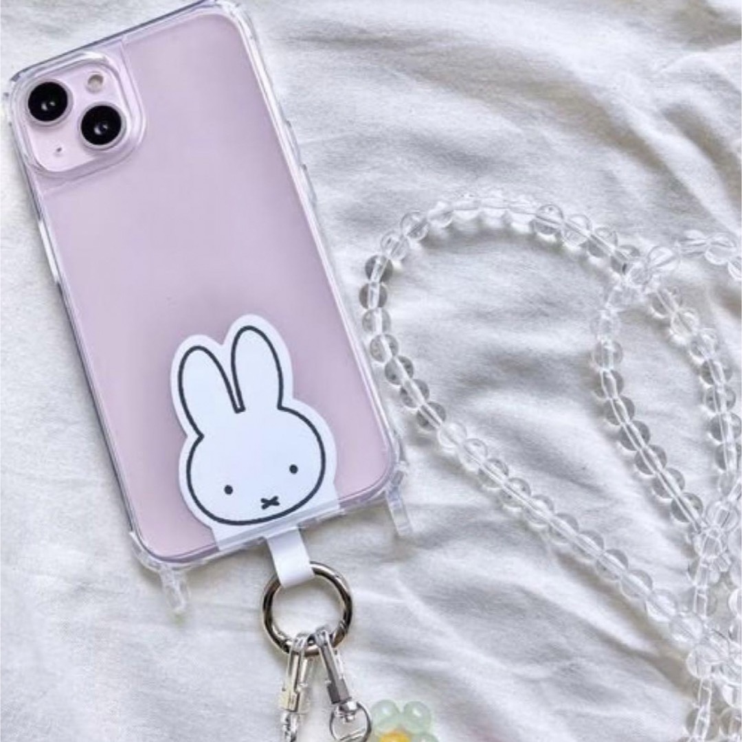 miffy(ミッフィー)の新品未使用 ミッフィー マルチリングプラス スマホ アクセサリー スマホ/家電/カメラのスマホアクセサリー(ストラップ/イヤホンジャック)の商品写真