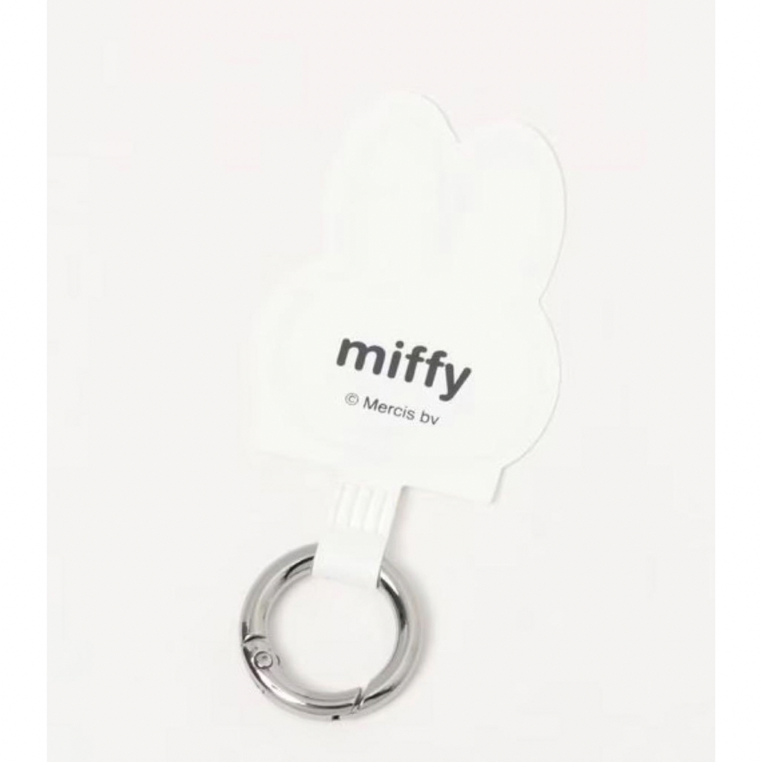 miffy(ミッフィー)の新品未使用 ミッフィー マルチリングプラス スマホ アクセサリー スマホ/家電/カメラのスマホアクセサリー(ストラップ/イヤホンジャック)の商品写真