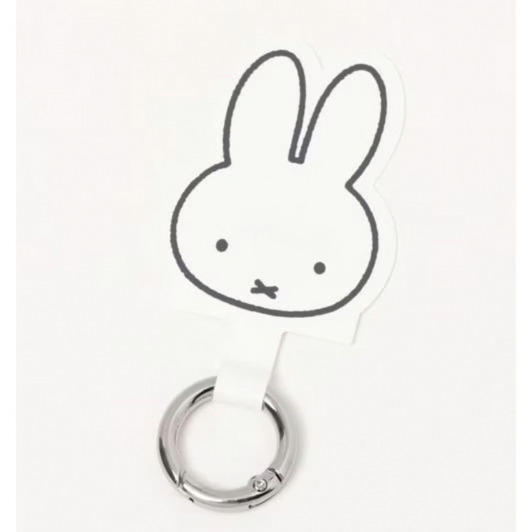 miffy(ミッフィー)の新品未使用 ミッフィー マルチリングプラス スマホ アクセサリー スマホ/家電/カメラのスマホアクセサリー(ストラップ/イヤホンジャック)の商品写真